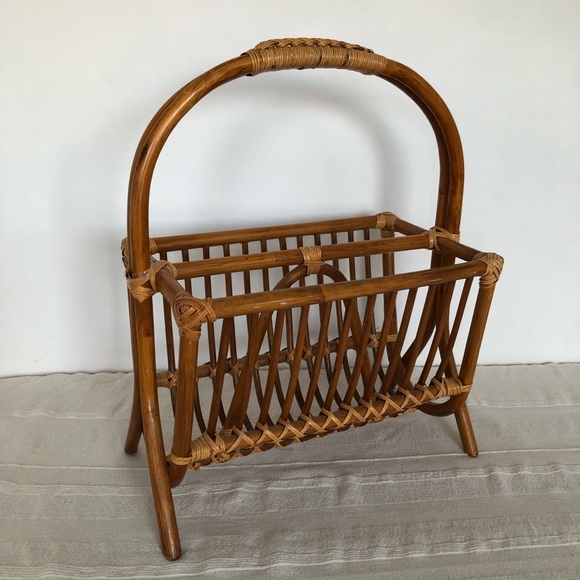 Vintage Boho Style magazine holder/rack - Picture 2 of 5